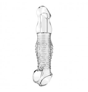 PLEASE ME - Scale-shaped Penis Sleeve (Transparent)